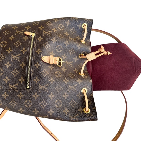 Authentic✅ Louis Vuitton Montsouris Rucksack Backpack Monogram Brown Canvas - Picture 10 of 15